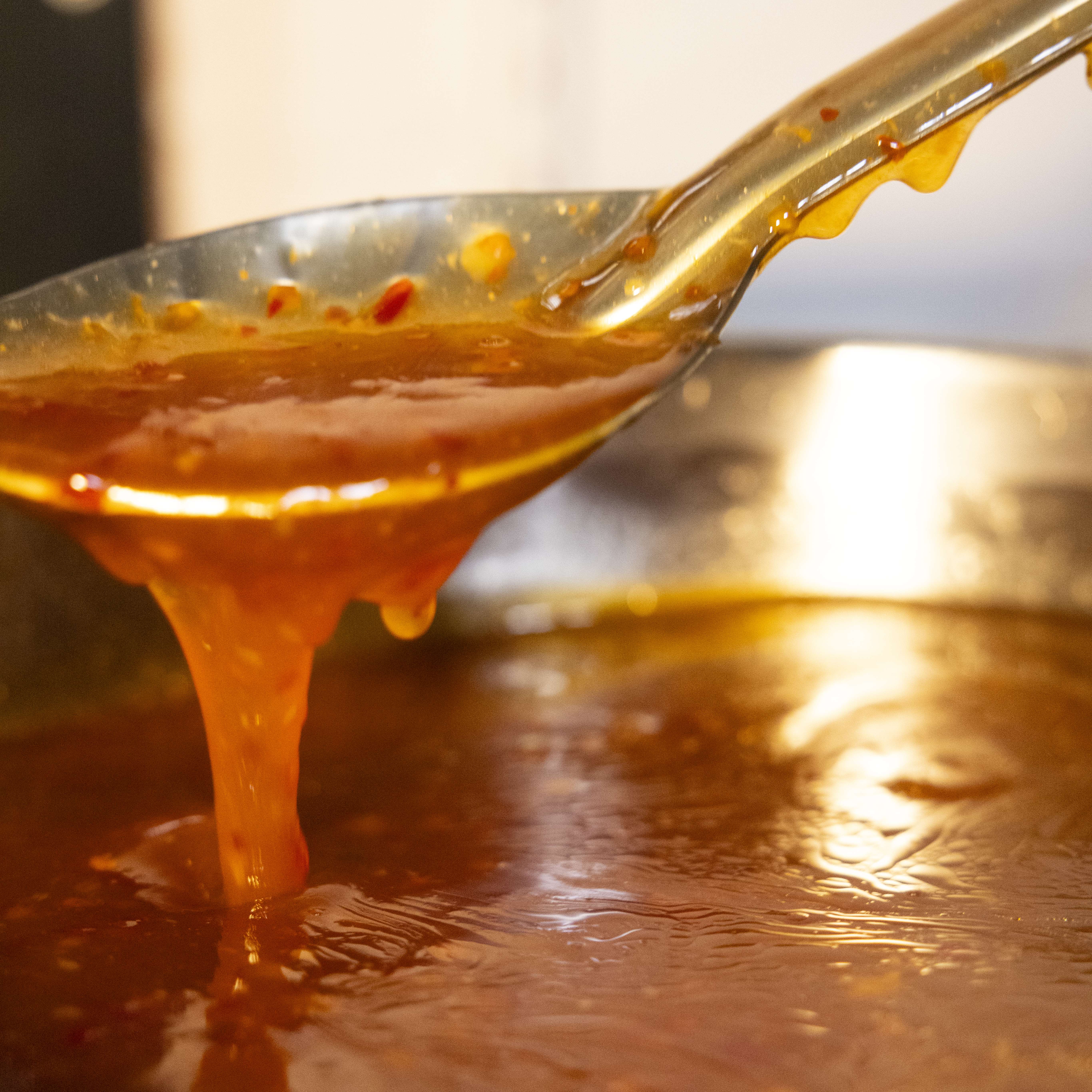 Sweet-Chili Sauce being made