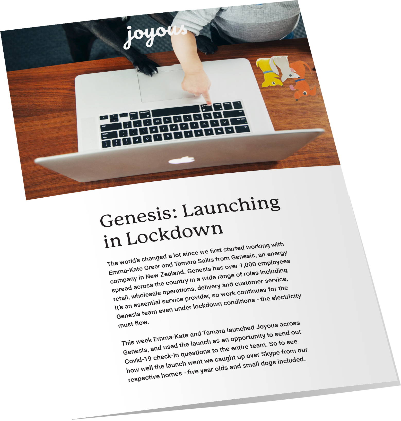 Genesis Case Study: Launching in Lockdown