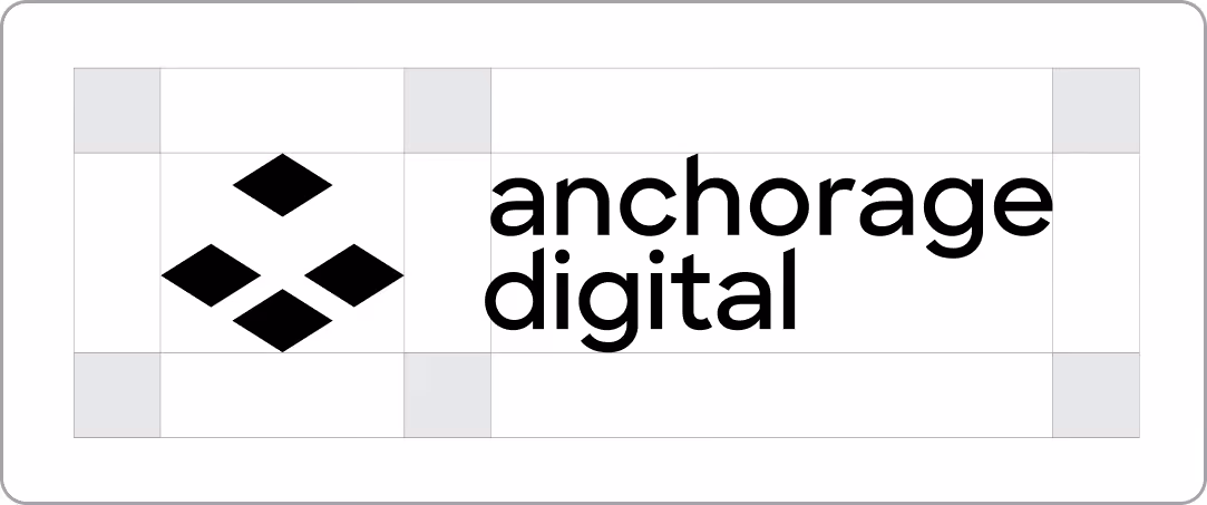 Anchorage Digital company logo with four black diamonds forming a square on left and text on right.