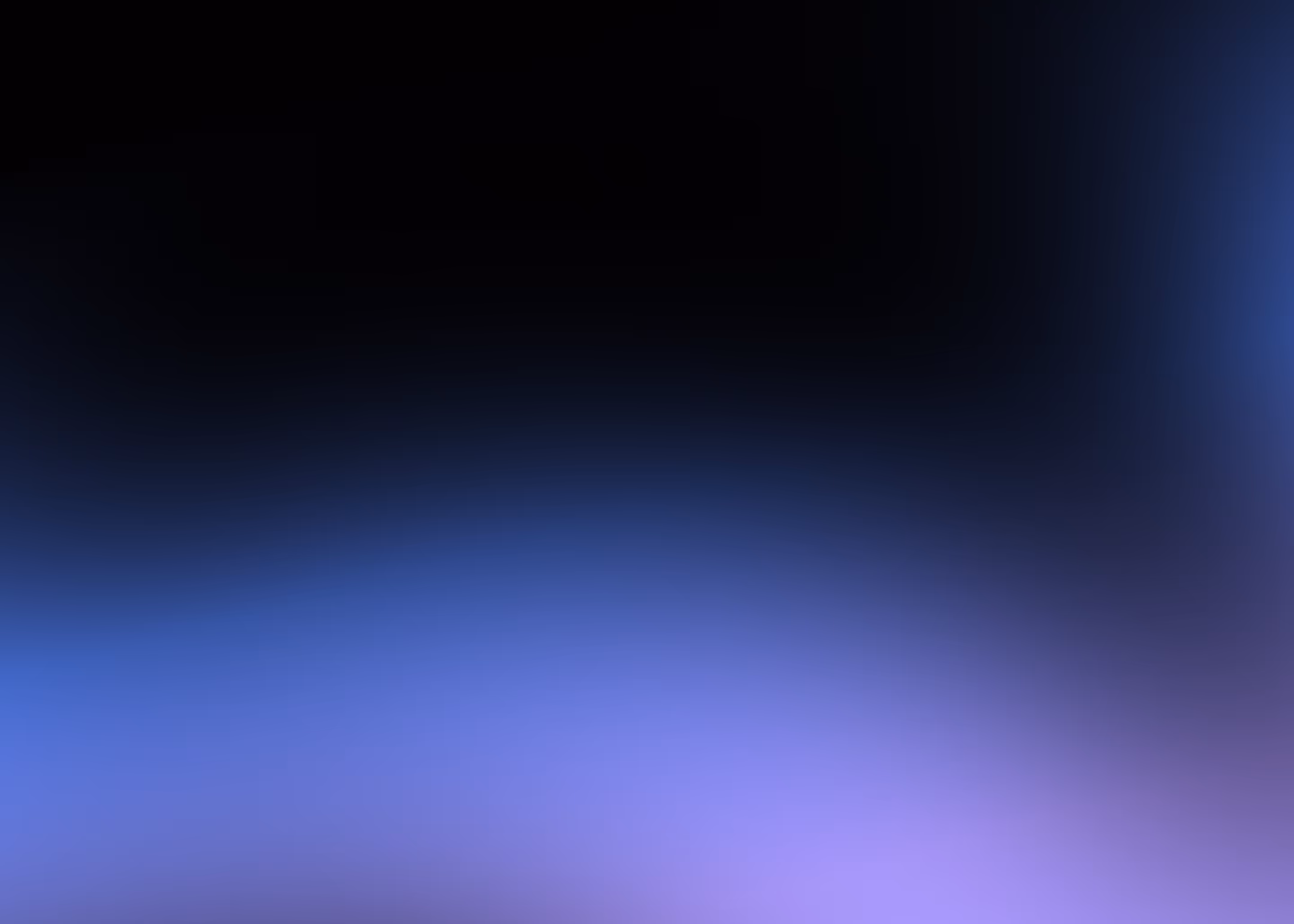 Blurred gradient background with dark blue and purple hues blending together.