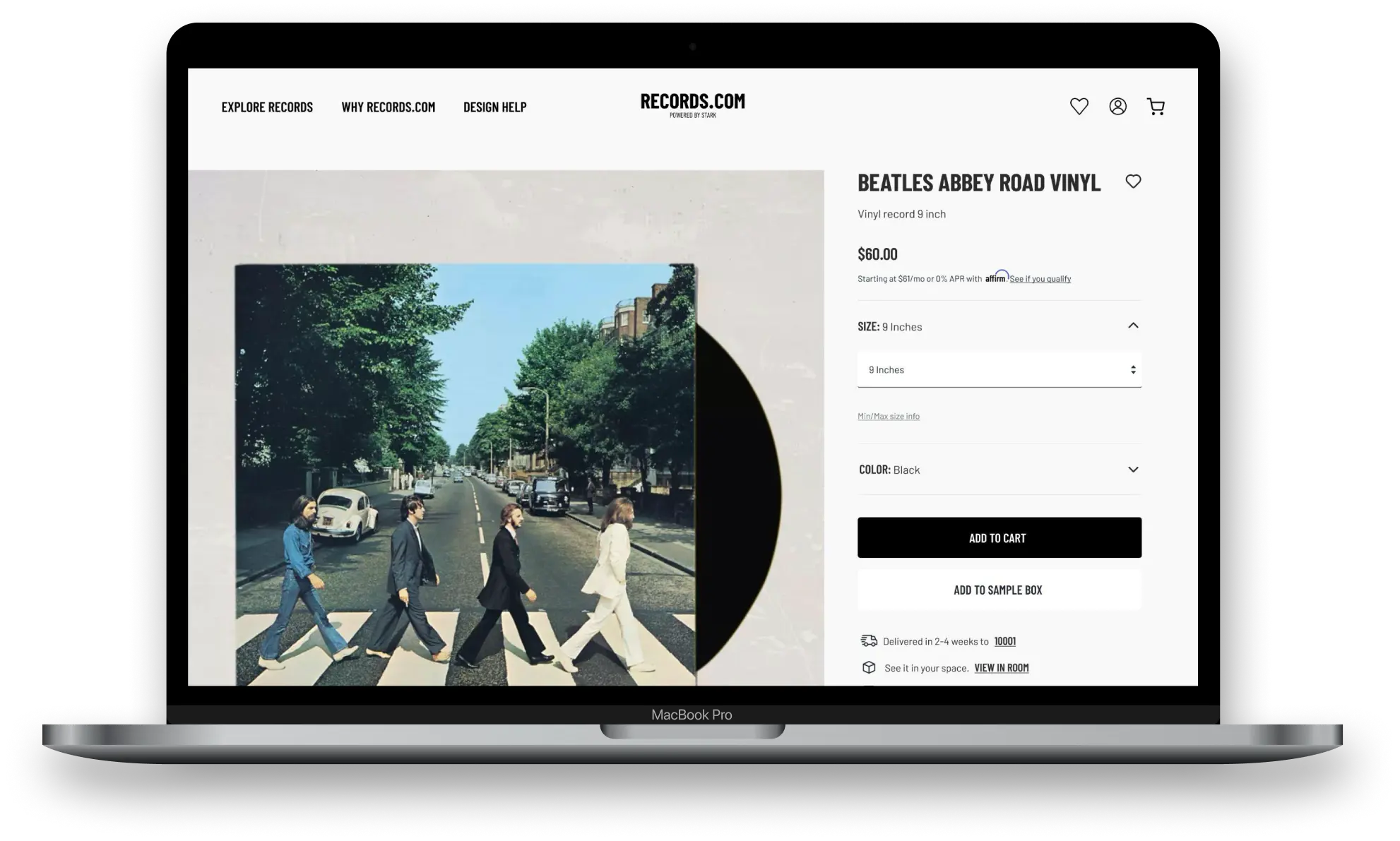 Record Stores Website