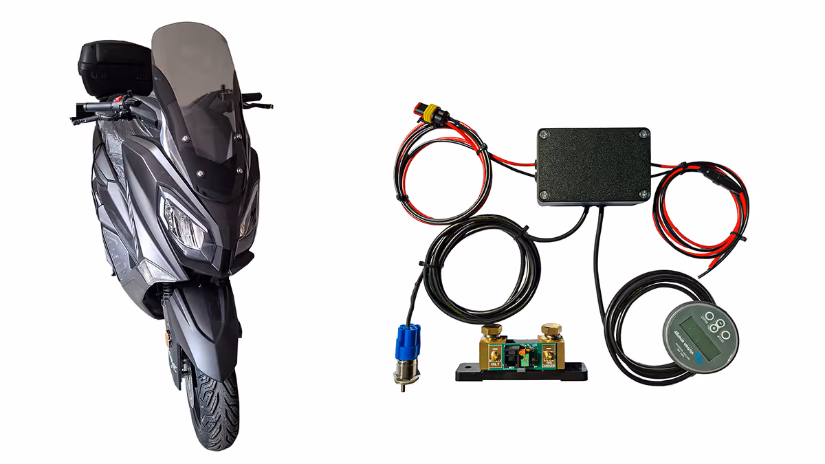 E-Scooter – 12V Spannungsversorgung mit VICTRON Controller