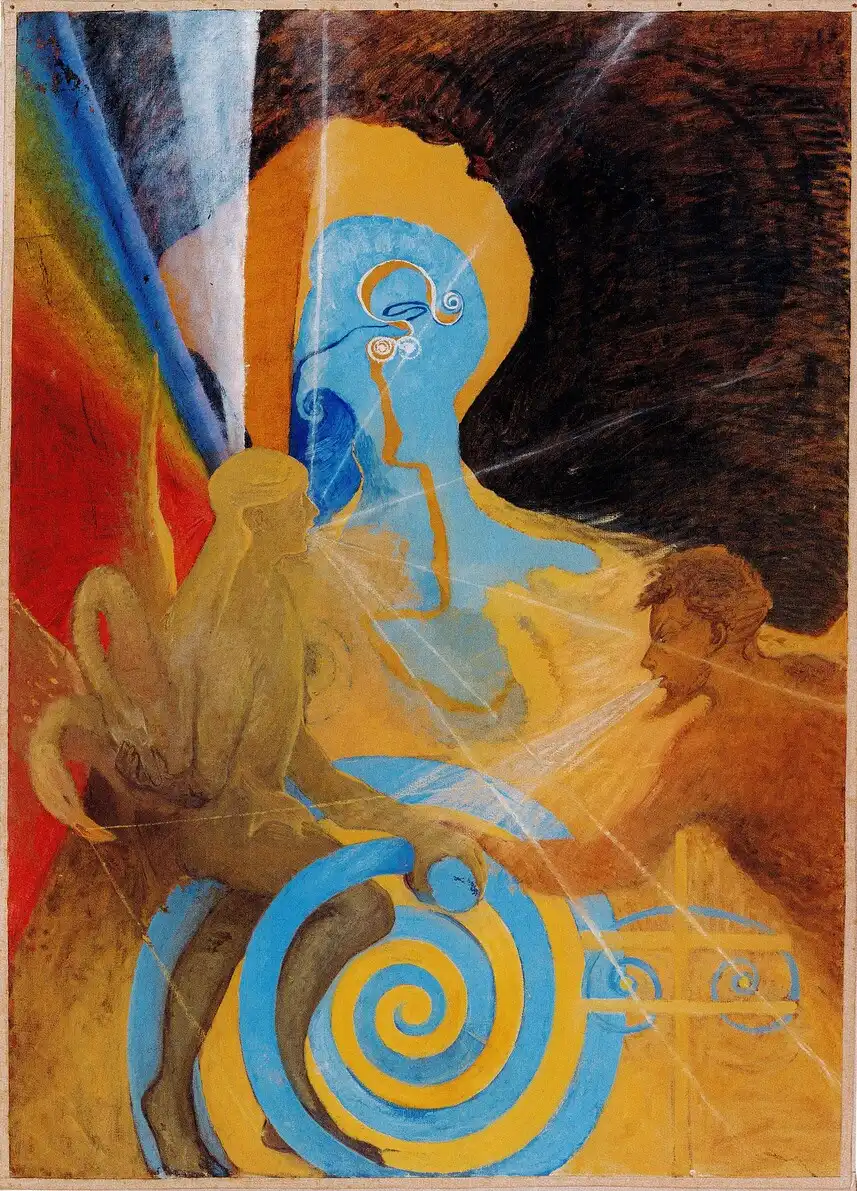 Ezposition Hilma af Klint Grand Palais Centre Pompidou