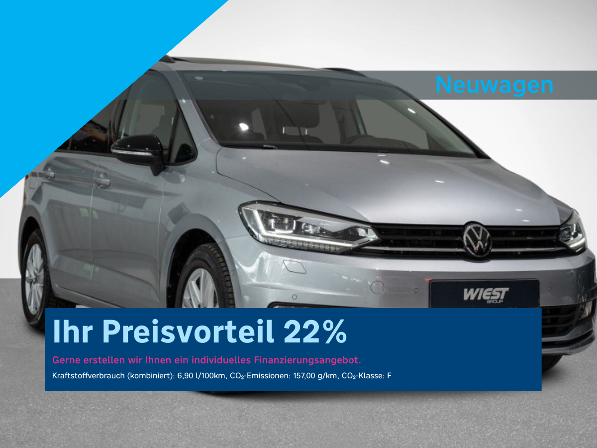 Volkswagen Touran Highline 1.5 l TSI+DSG+NAVI+Pano+7 Sitze
