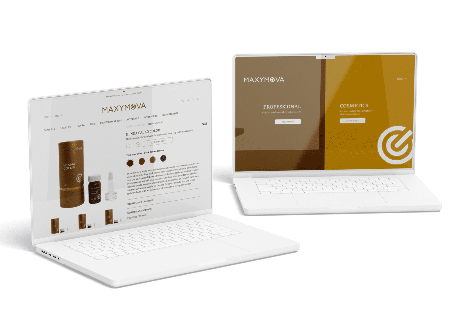 YAVACADO facilitated a seamless integration from Webflow to Shopify, enabling efficient e-commerce for a cosmetic brand's custom-designed website.