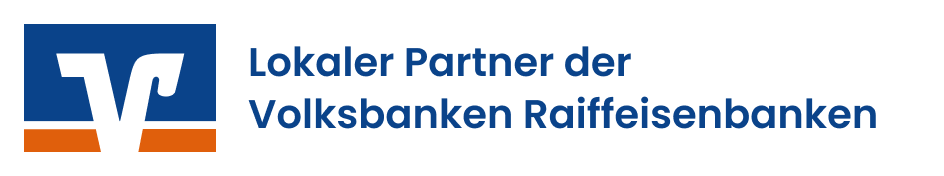 Abzeichen 'Lokaler Partner der Volksbanken Raiffeisenbanken'