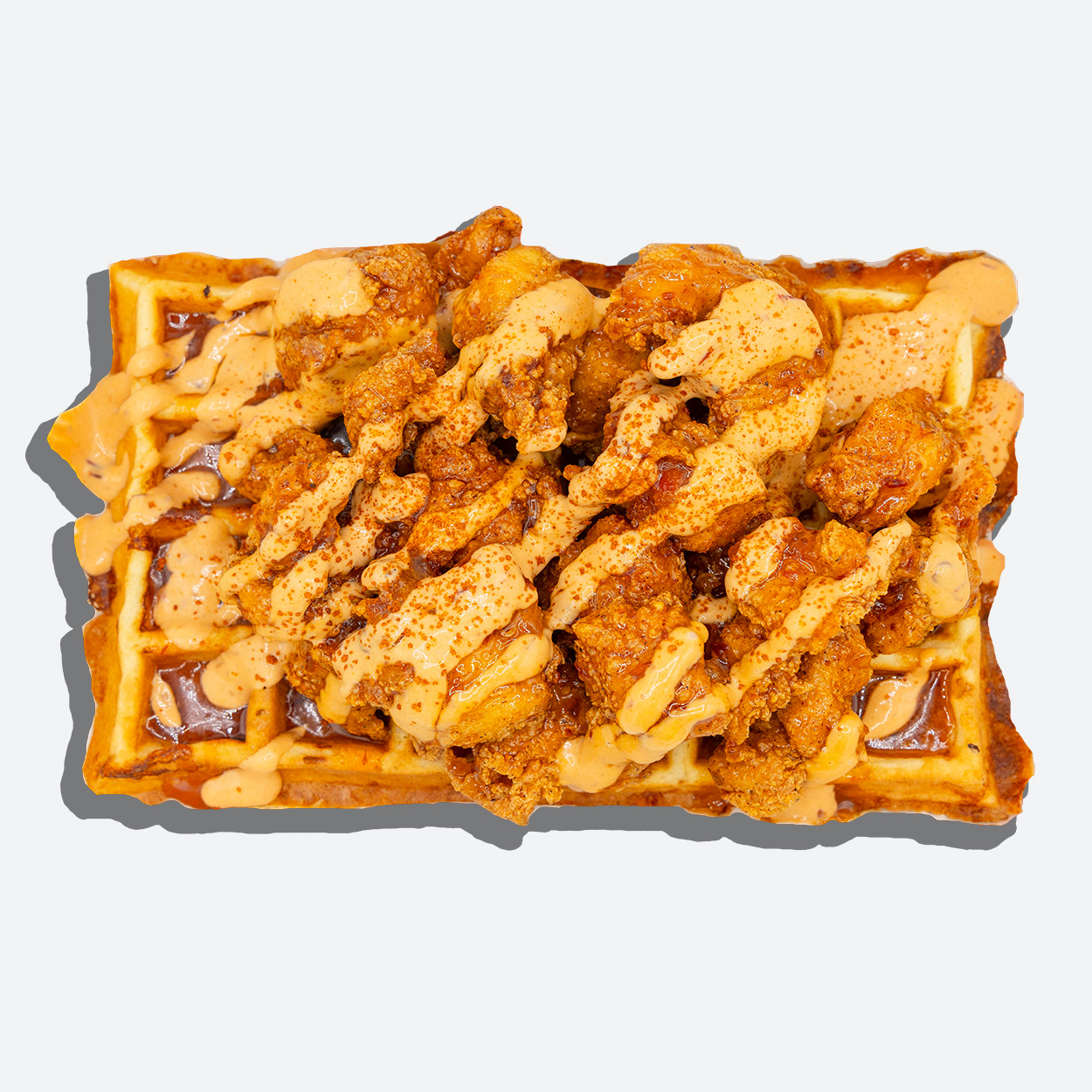 Honey-Garlic Chick 'n Waffle