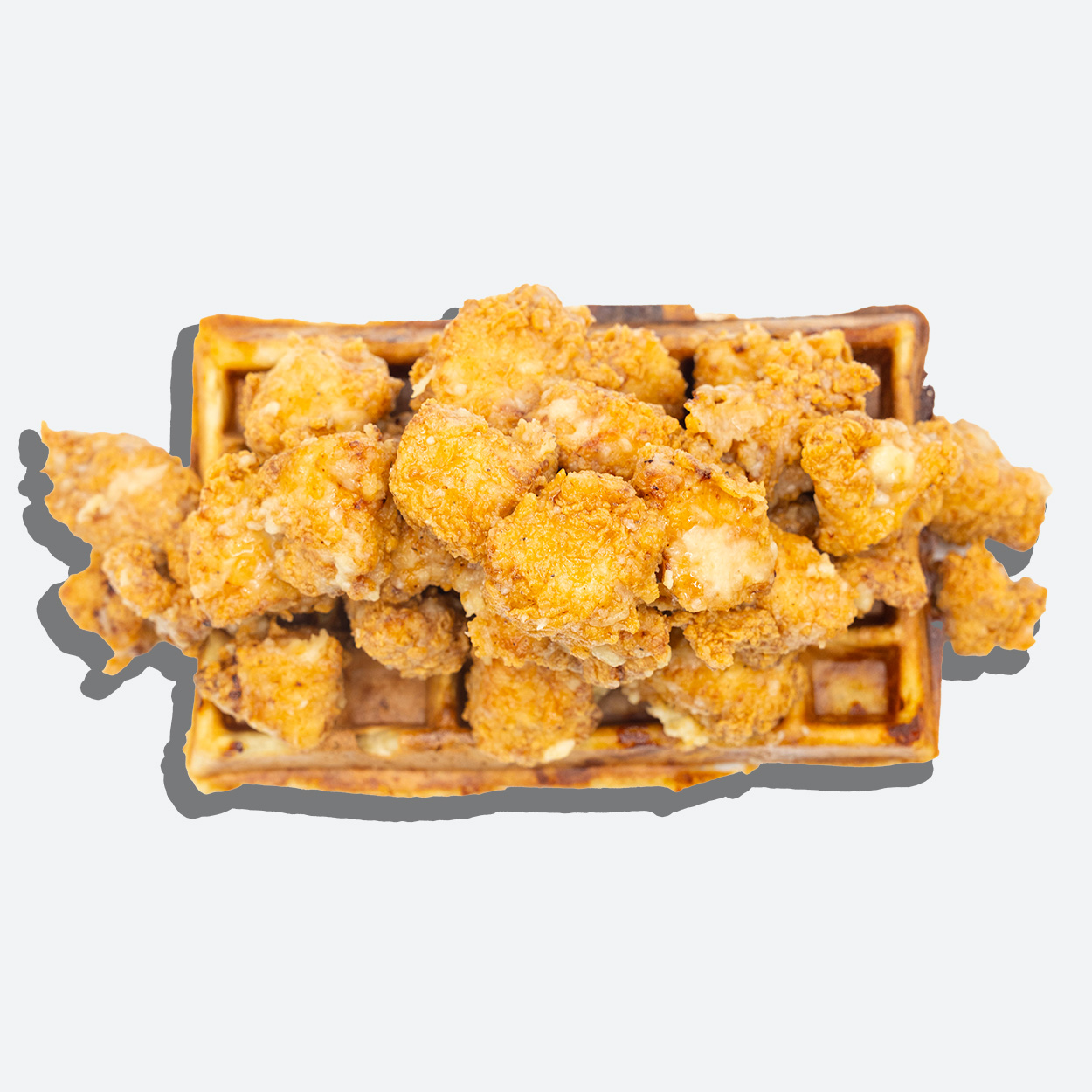 Garlic-Parm Chick 'n Waffle