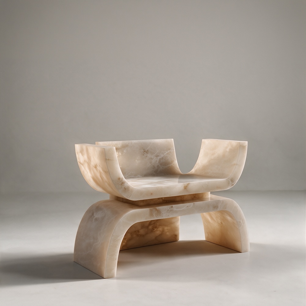 Kabuto bench, alternate view 3 - Carlyle Collective