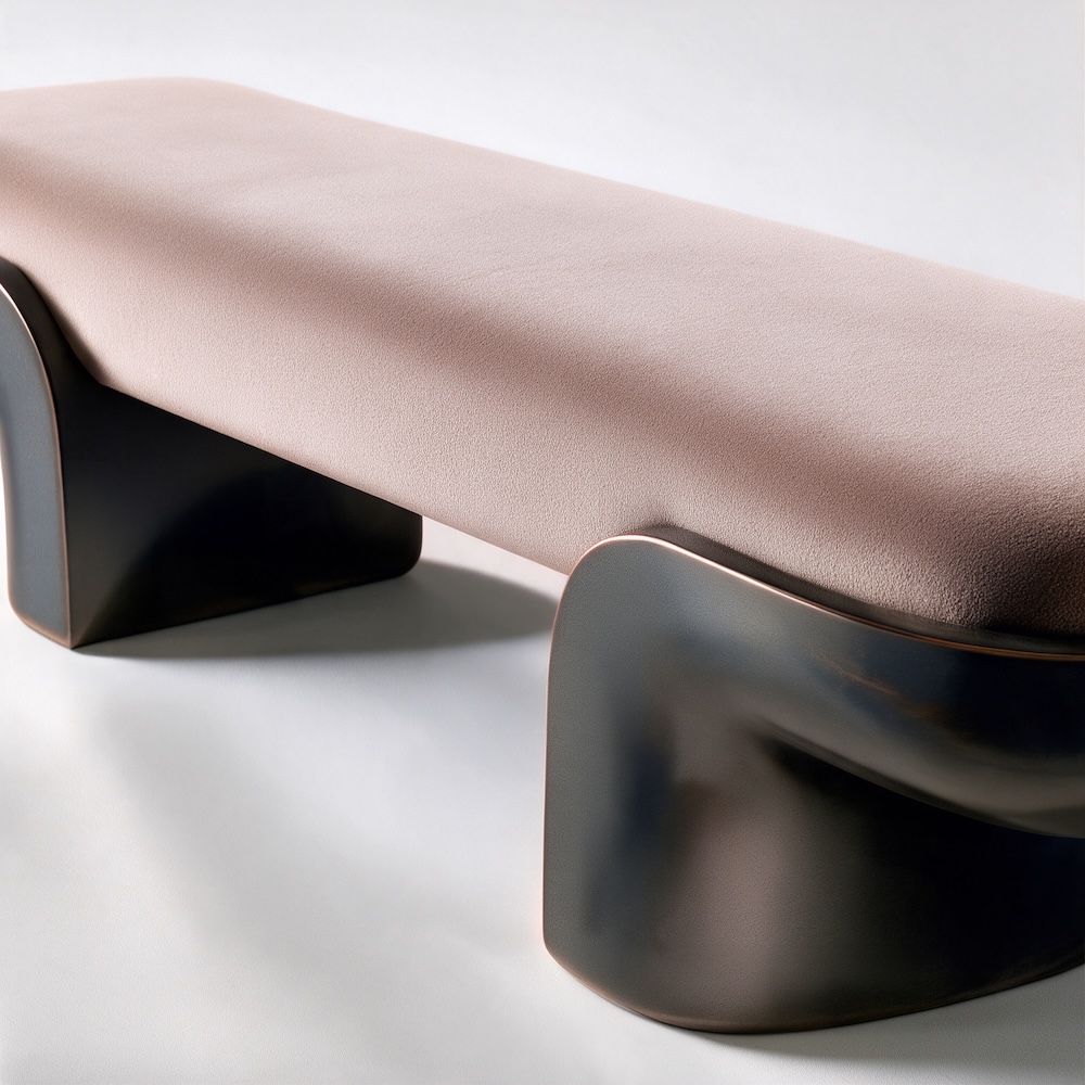 Jacque bench, alternate view 3 - Carlyle Collective