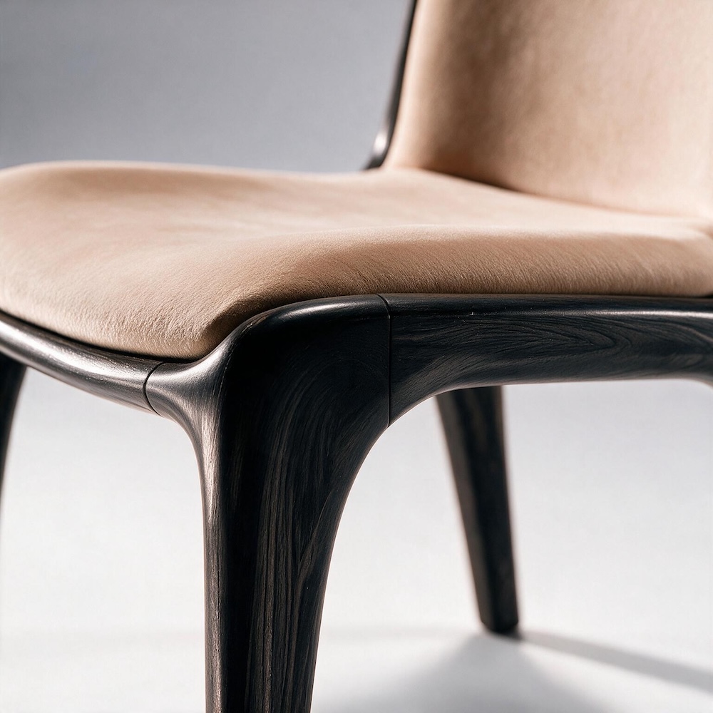 Lina dining chair, alternate view 3 - Carlyle Collective