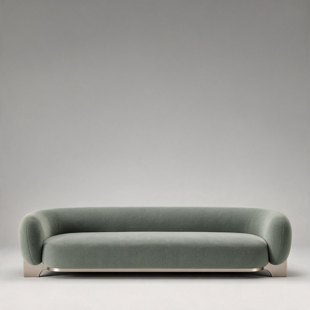 Vale sofa, front view - Carlyle Collective