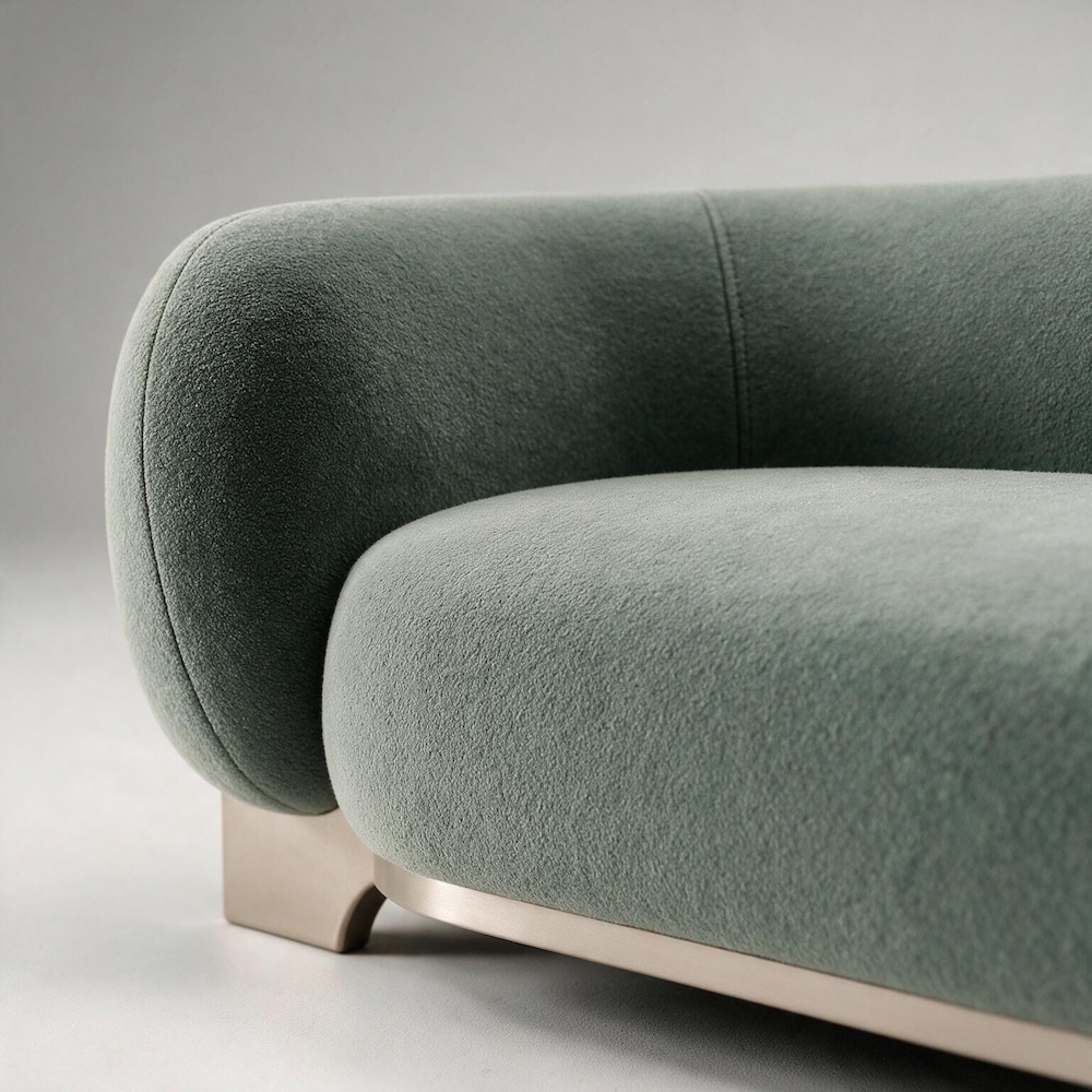 Vale sofa, front view - Carlyle Collective