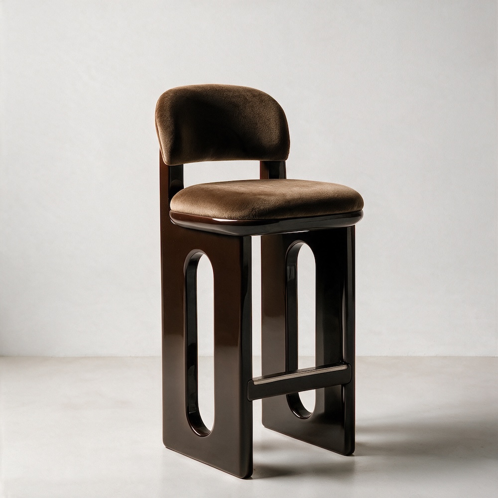 Sable stool, alternate view 3 - Carlyle Collective
