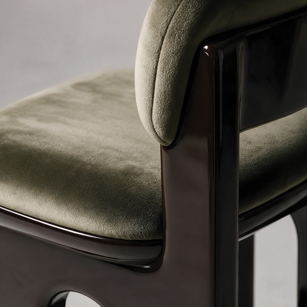Sable stool, alternate view 8 - Carlyle Collective
