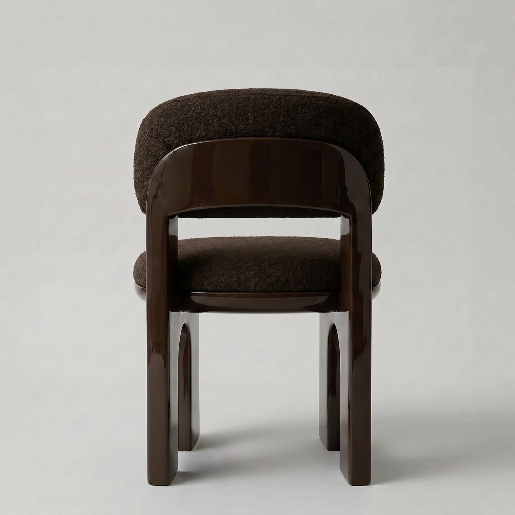 Sable dining chair, back view - Carlyle Collective