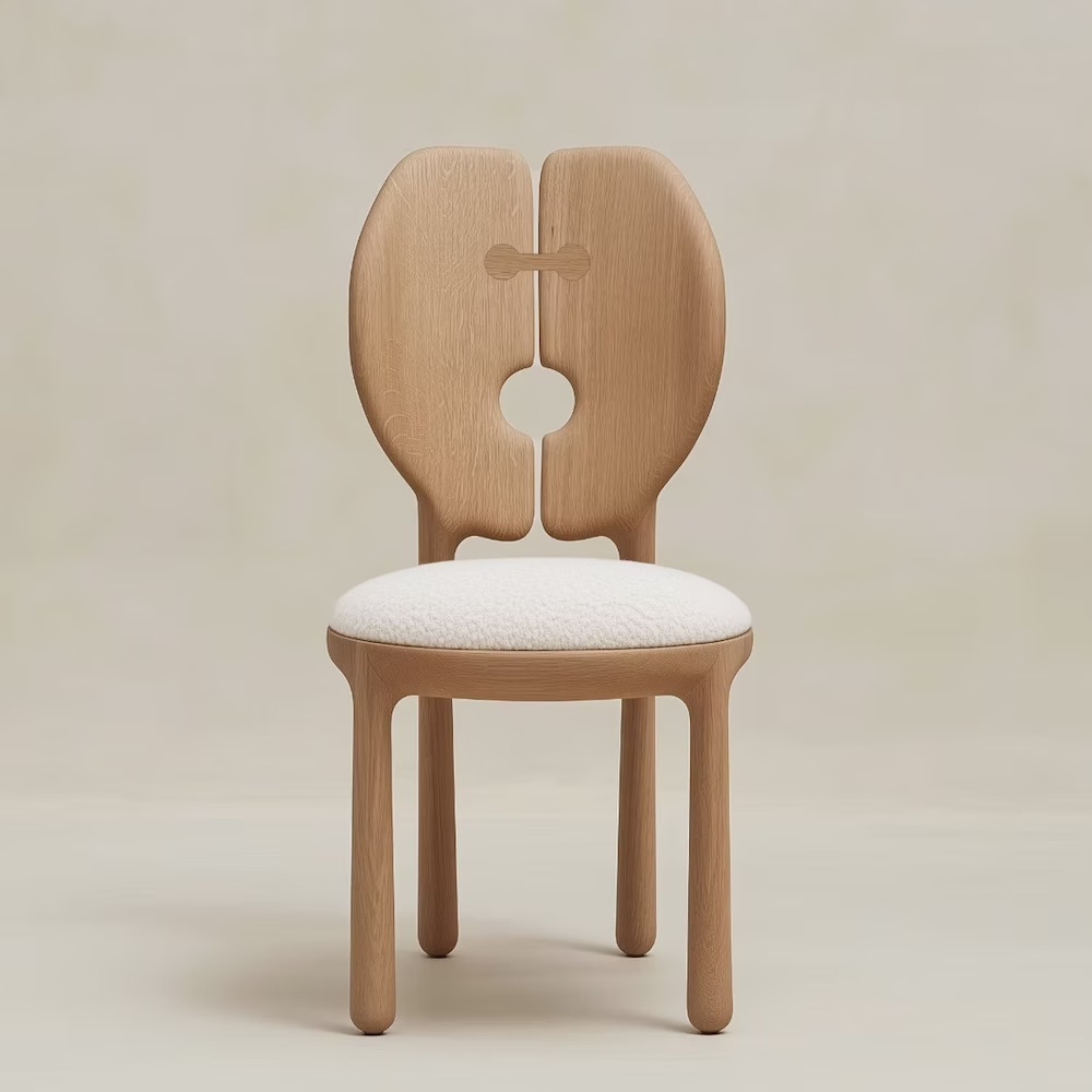 Jules & Jim dining chair, alternate view 2 - Carlyle Collective