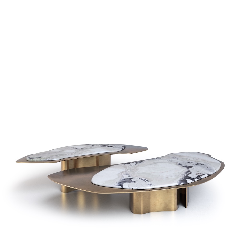 Oyster Set coffee table, alternate view 3 - Carlyle Collective