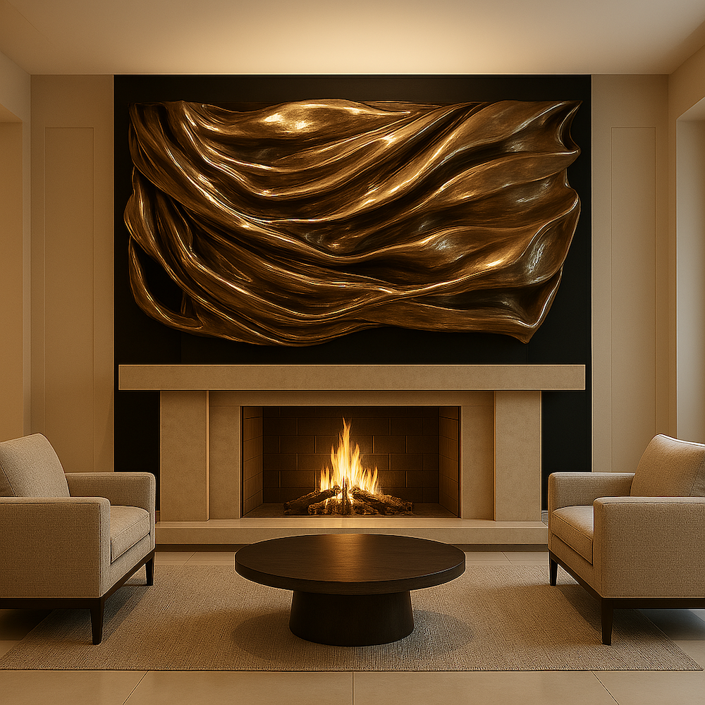 Molten Dreams wall sculpture - Carlyle Collective