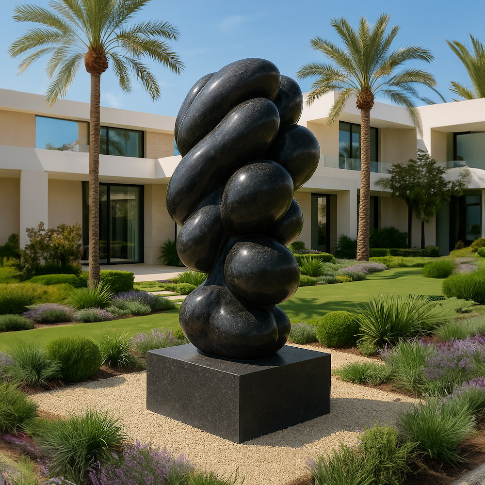 Coalescence sculpture, alternate view 2 - Carlyle Collective