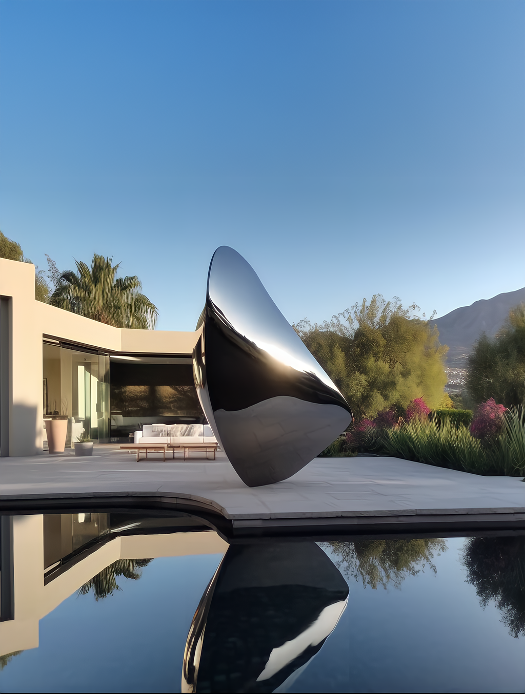 Arrival sculpture, alternate view 2 - Carlyle Collective