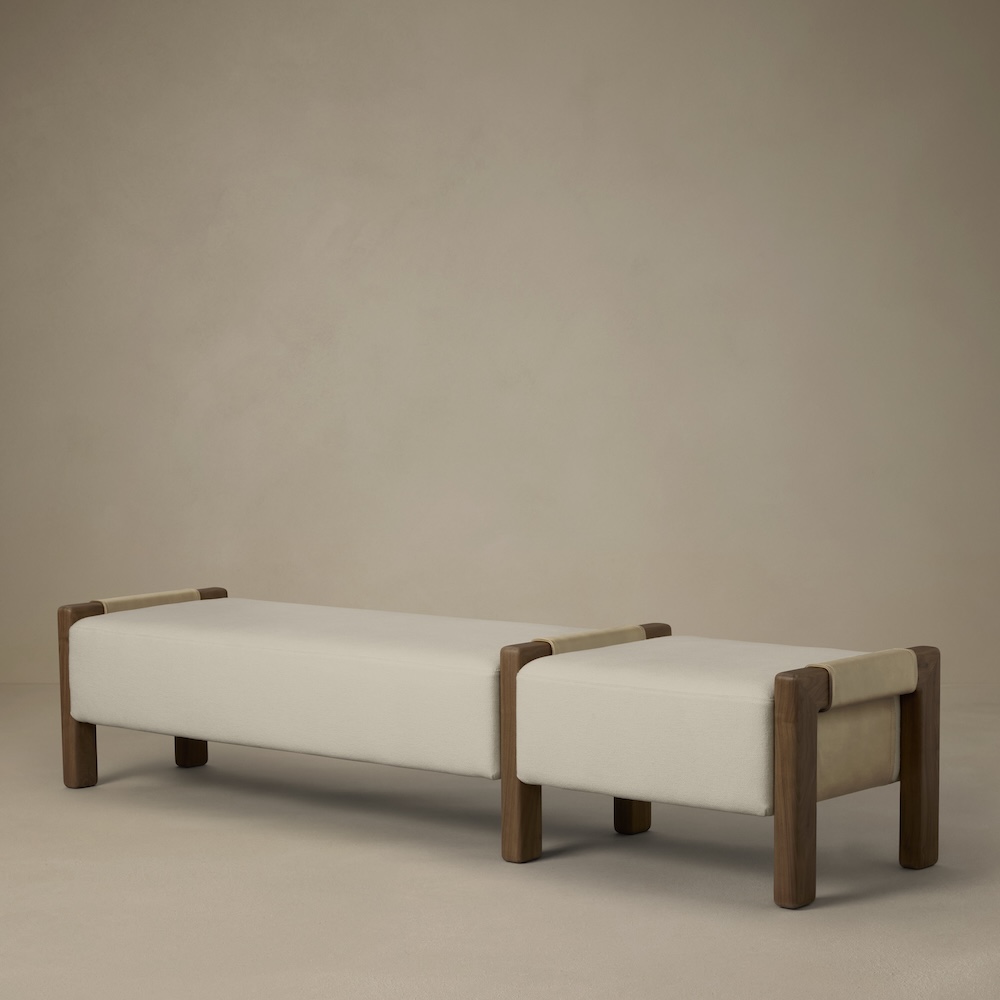 Saddle bench, alternate view 3 - Carlyle Collective
