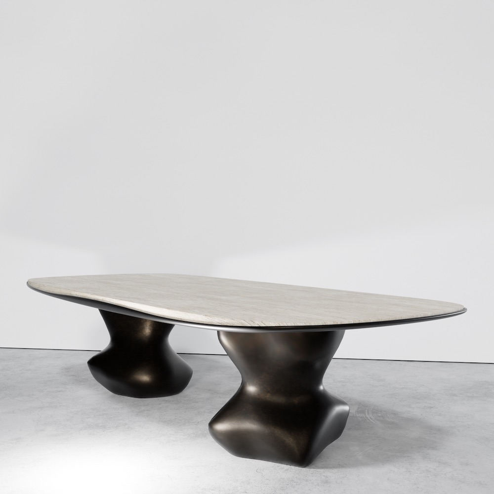 Bust dining table, alternate view 2 - Carlyle Collective