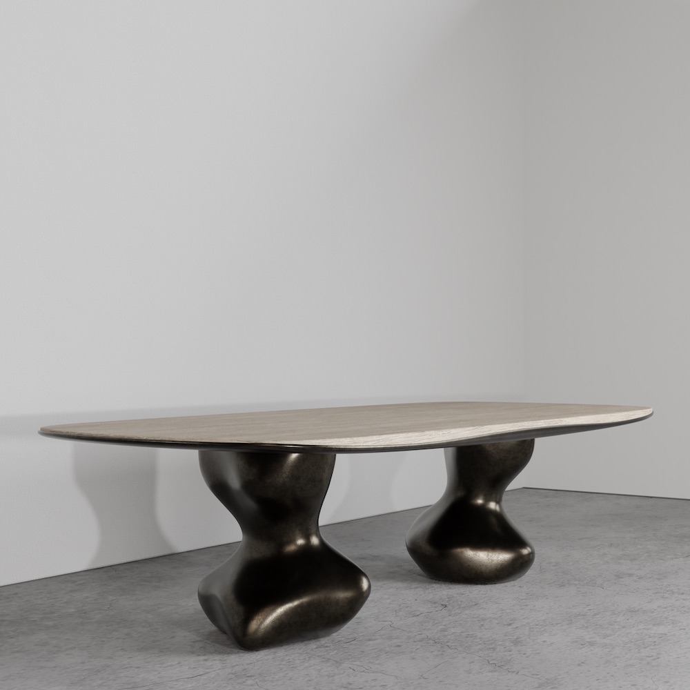 Bust dining table, alternate view 3 - Carlyle Collective