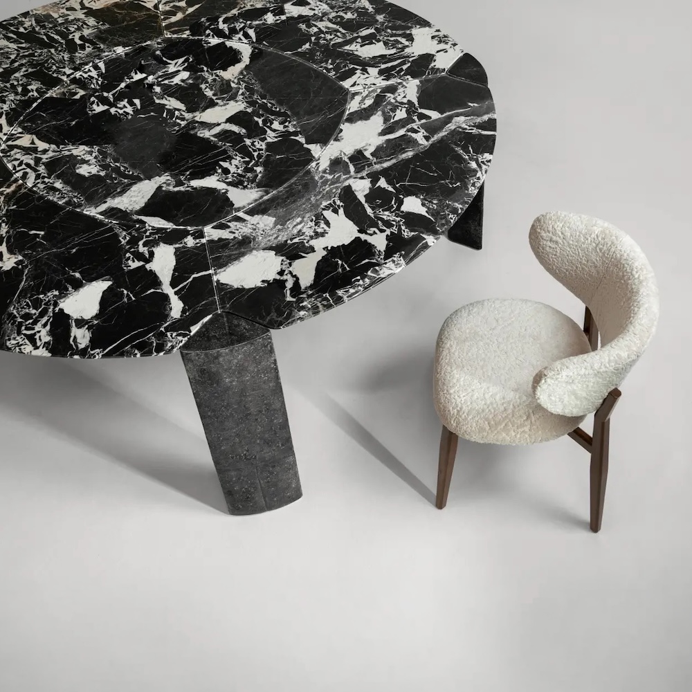 Meraki Round dining table, alternate view 2 - Carlyle Collective