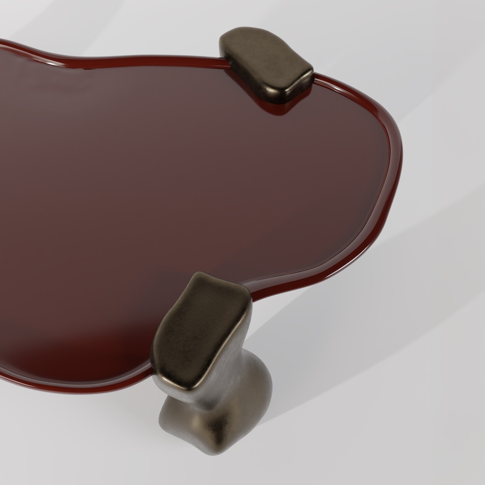 Bust coffee table, alternate view 2 - Carlyle Collective