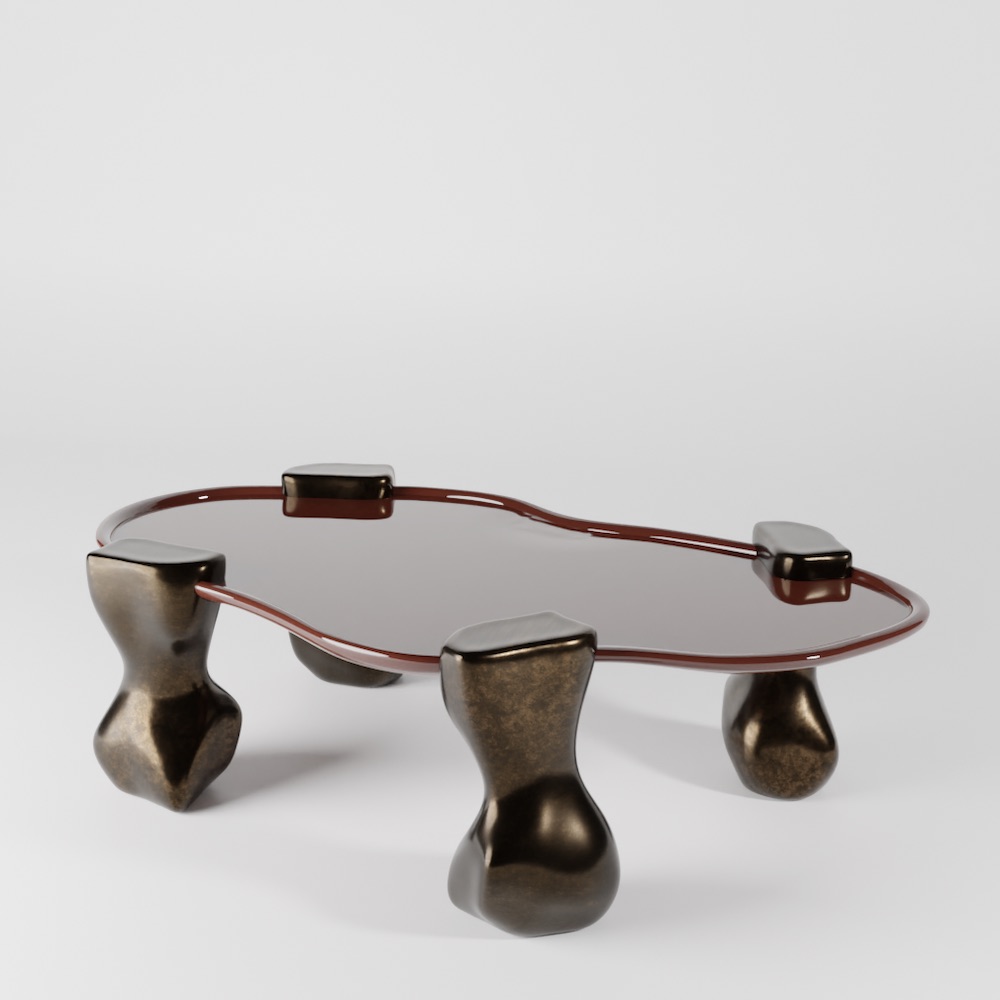 Bust coffee table, alternate view 3 - Carlyle Collective