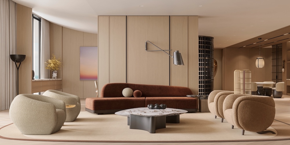 Donatella coffee table, alternate view 6 - Carlyle Collective