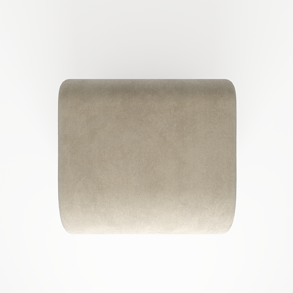 Lazy poof, top view - Carlyle Collective