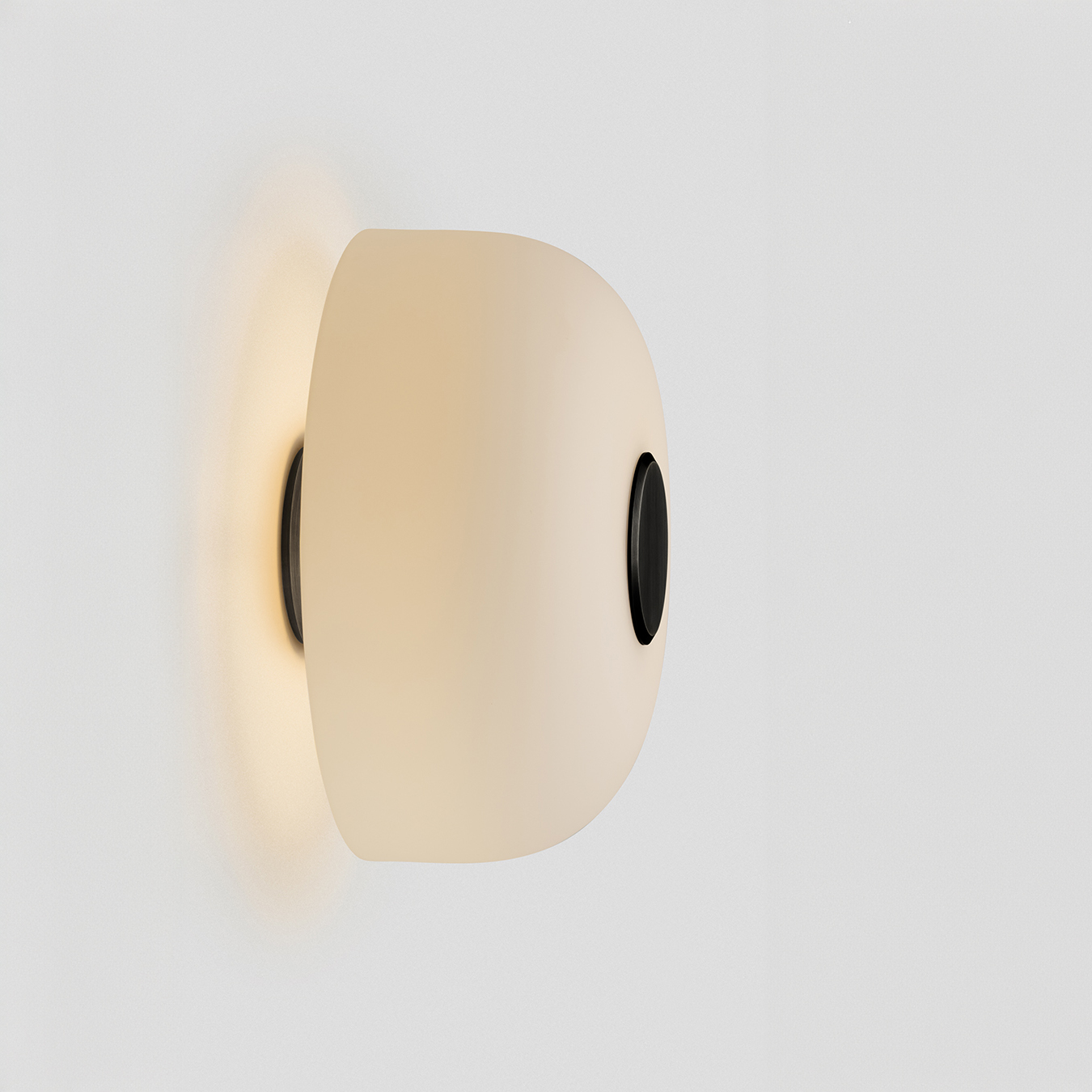 Rolo Backward wall sconce, back view - Carlyle Collective