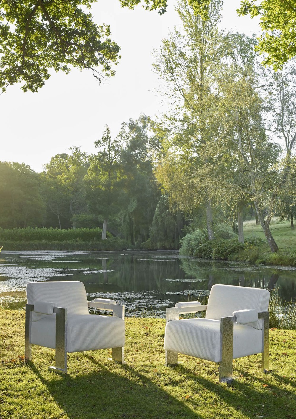Sol outdoor armchair, alternate view 3 - Carlyle Collective