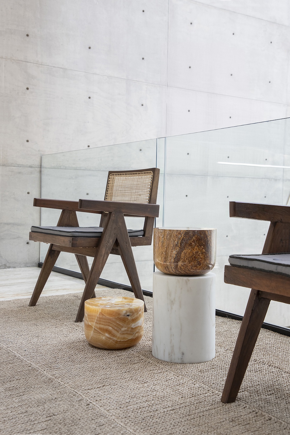 Volcanic Shade V side table, alternate view 5 - Carlyle Collective