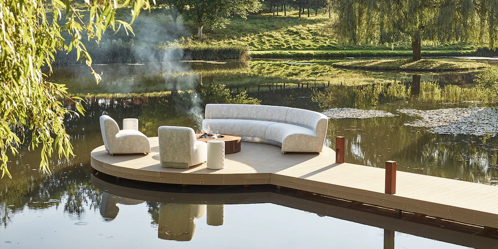 Angelina outdoor lounge chair, alternate view 4 - Carlyle Collective