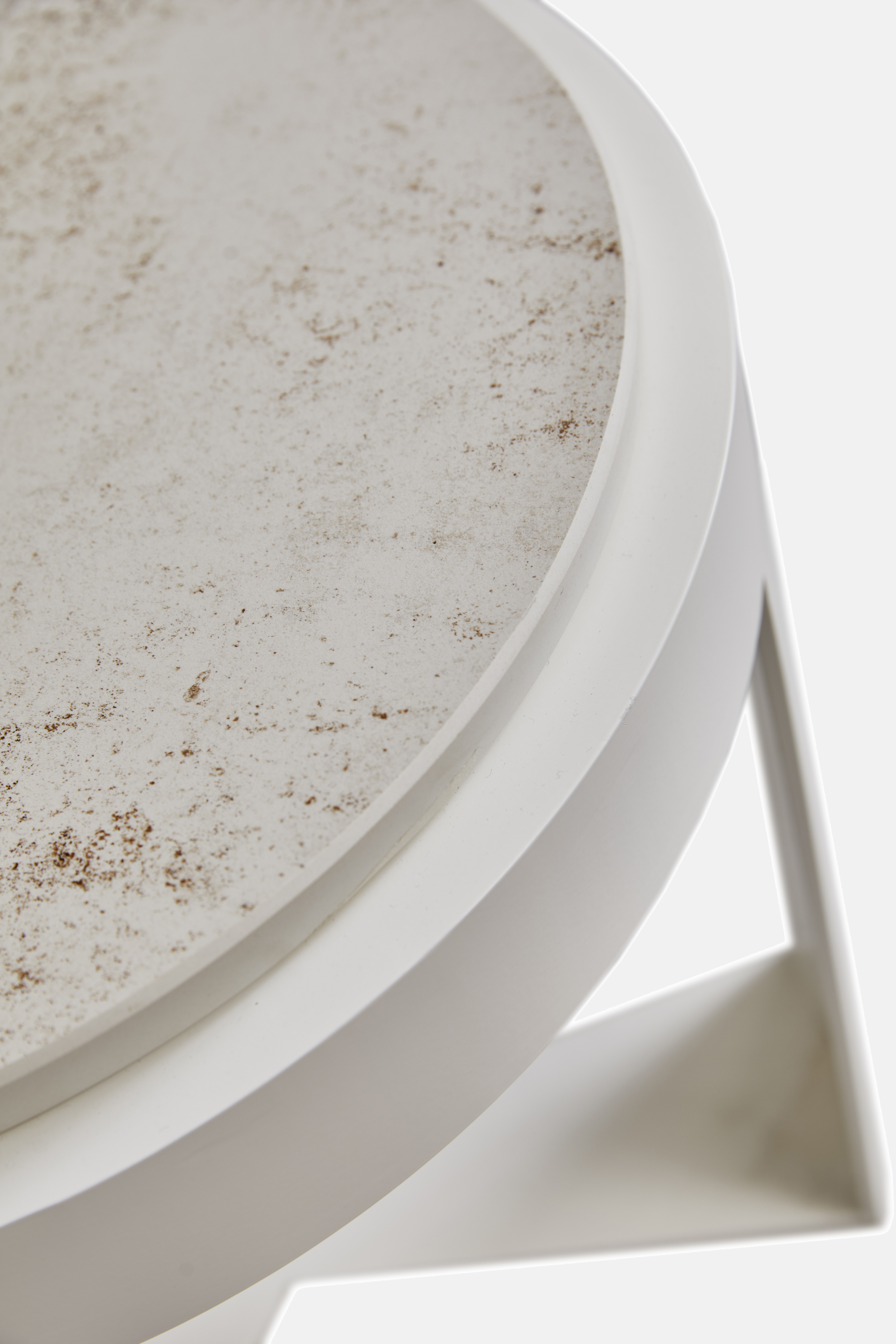 Aurora side tables, side view - Carlyle Collective
