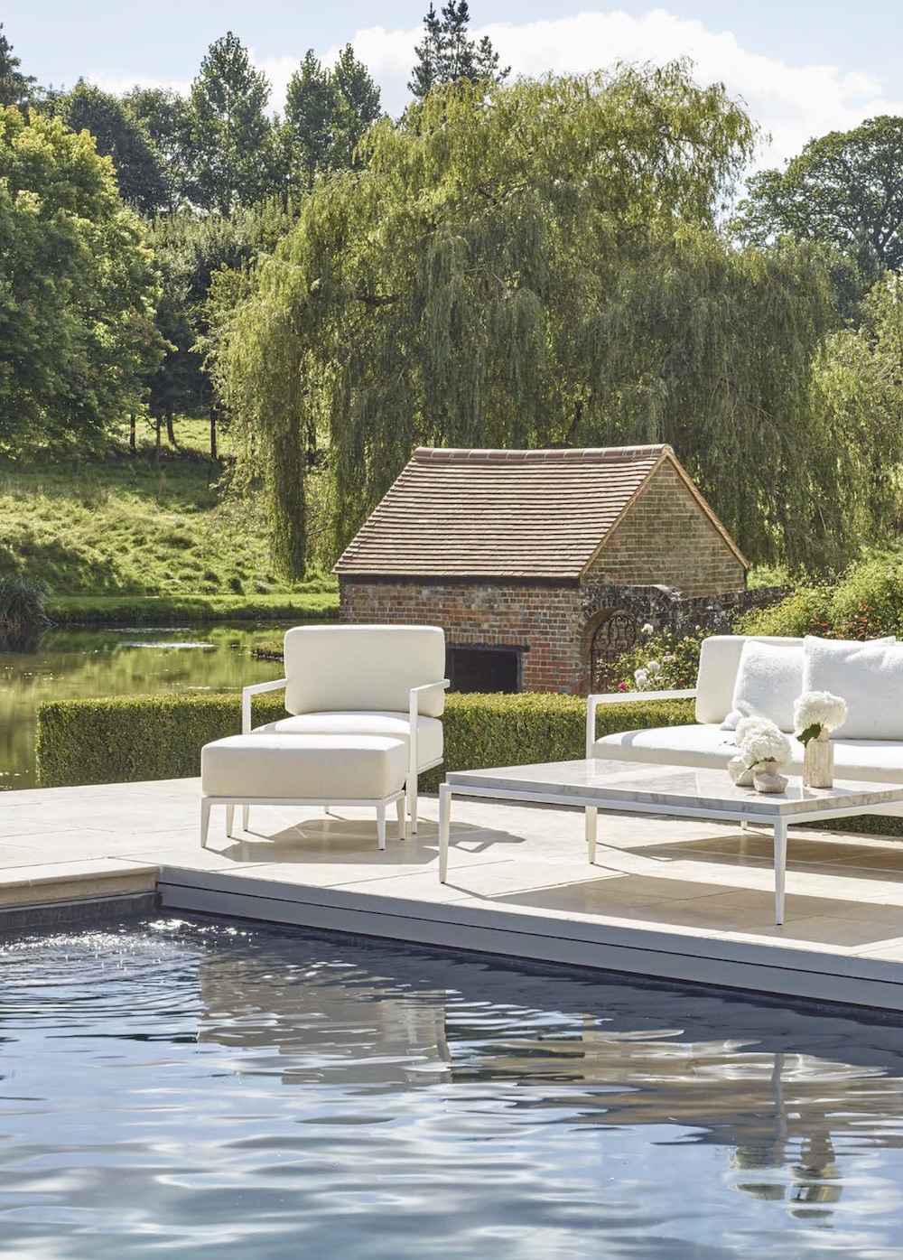 Ada outdoor coffee table, alternate view 2 - Carlyle Collective