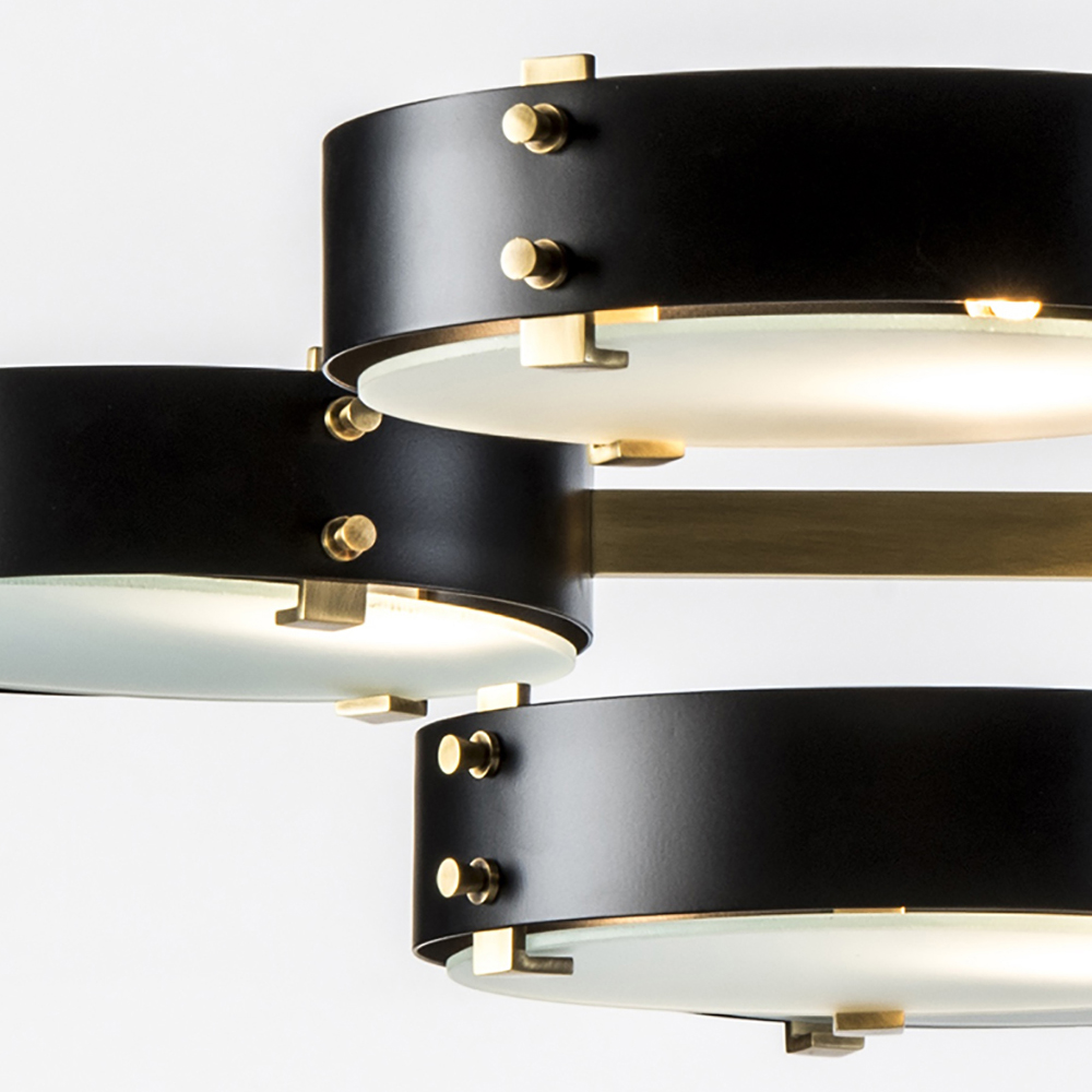 Henry 8 Arm ceiling fixture, alternate view 4 - Carlyle Collective