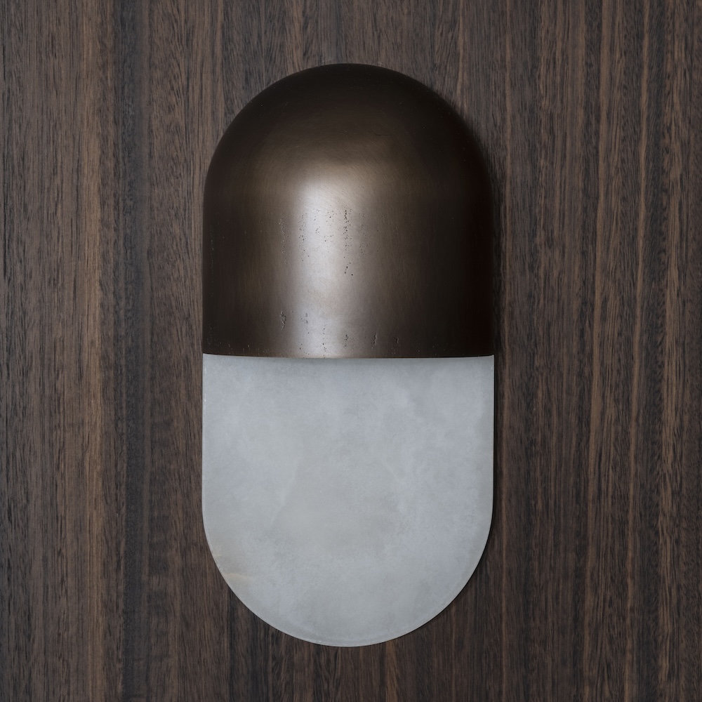 Martel wall sconce, styled interior view - Carlyle Collective