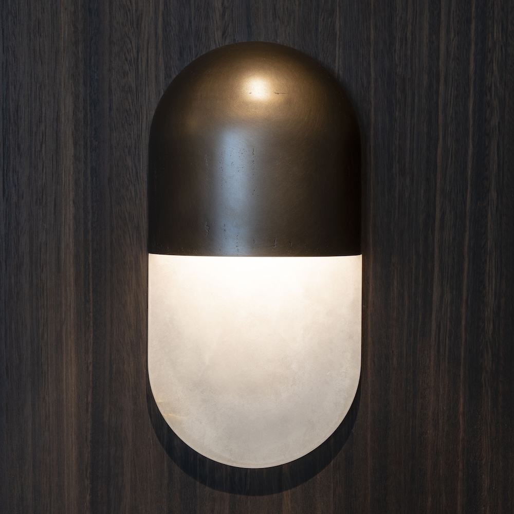 Martel wall sconce, styled interior view - Carlyle Collective