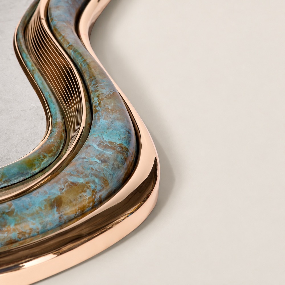 Strata mirror, alternate view 4 - Carlyle Collective