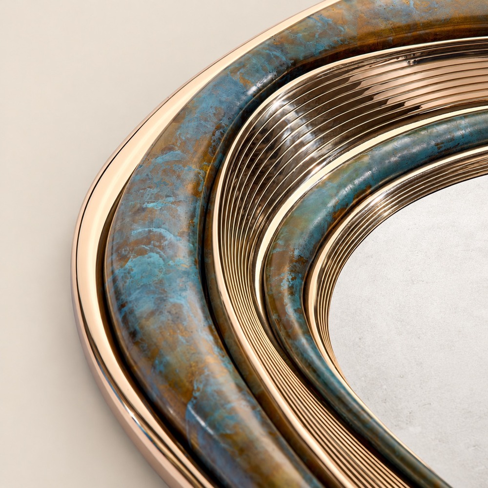 Strata mirror, alternate view 6 - Carlyle Collective