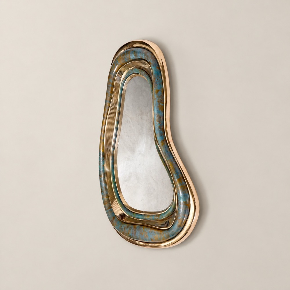 Strata mirror, alternate view 2 - Carlyle Collective