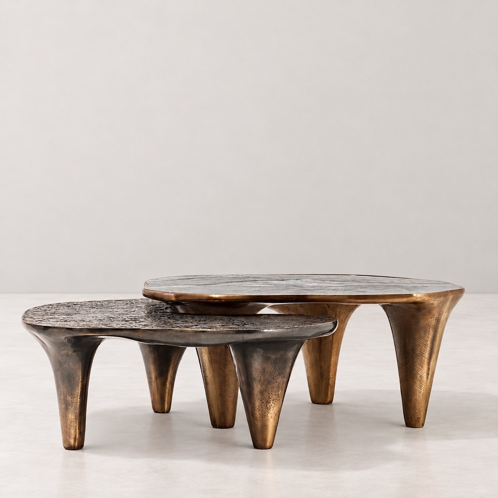 Yin Yang coffee table, alternate view 2 - Carlyle Collective