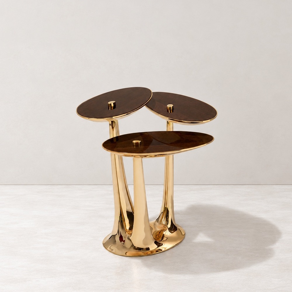 Lily side table, alternate view 3 - Carlyle Collective