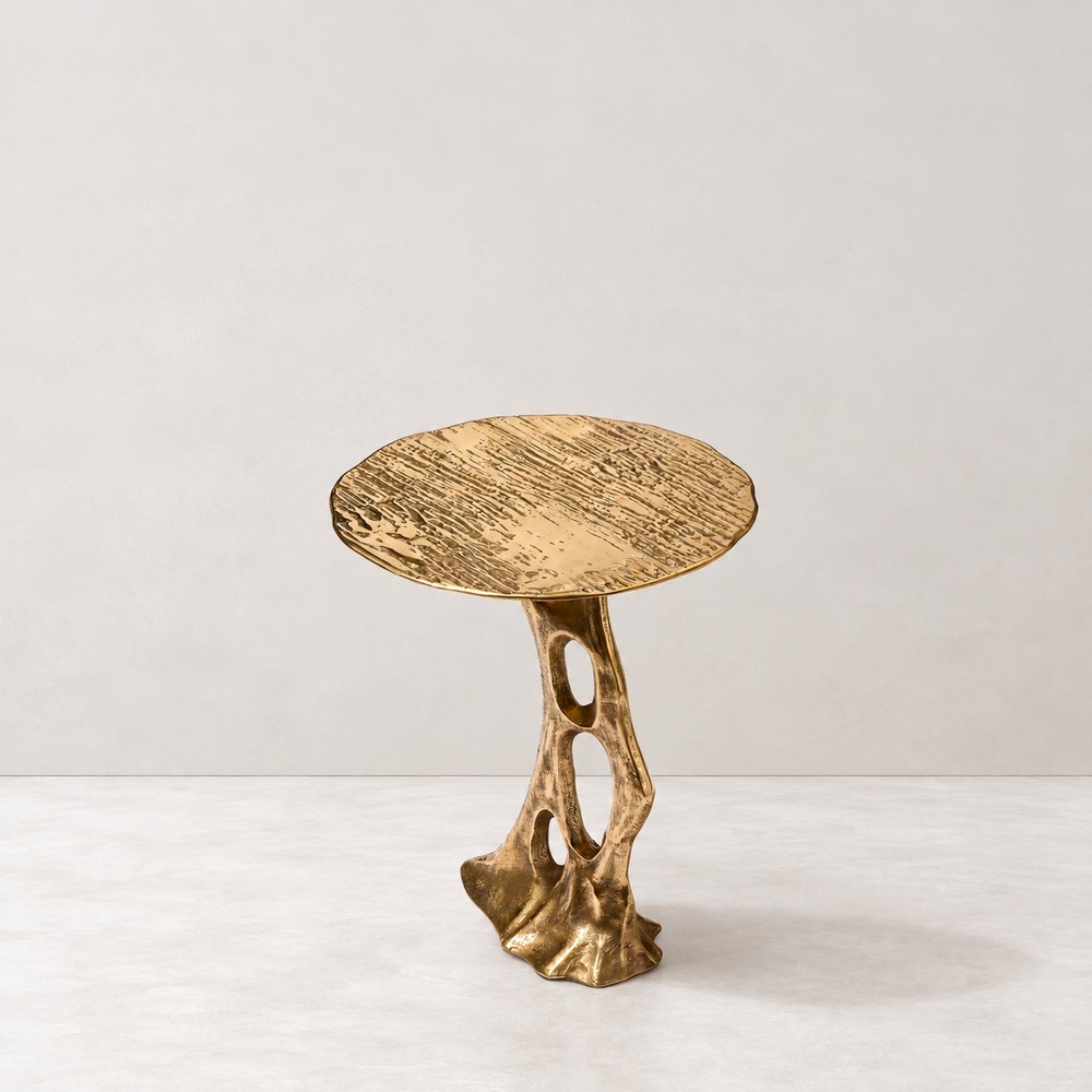 Fossil side table, alternate view 5 - Carlyle Collective