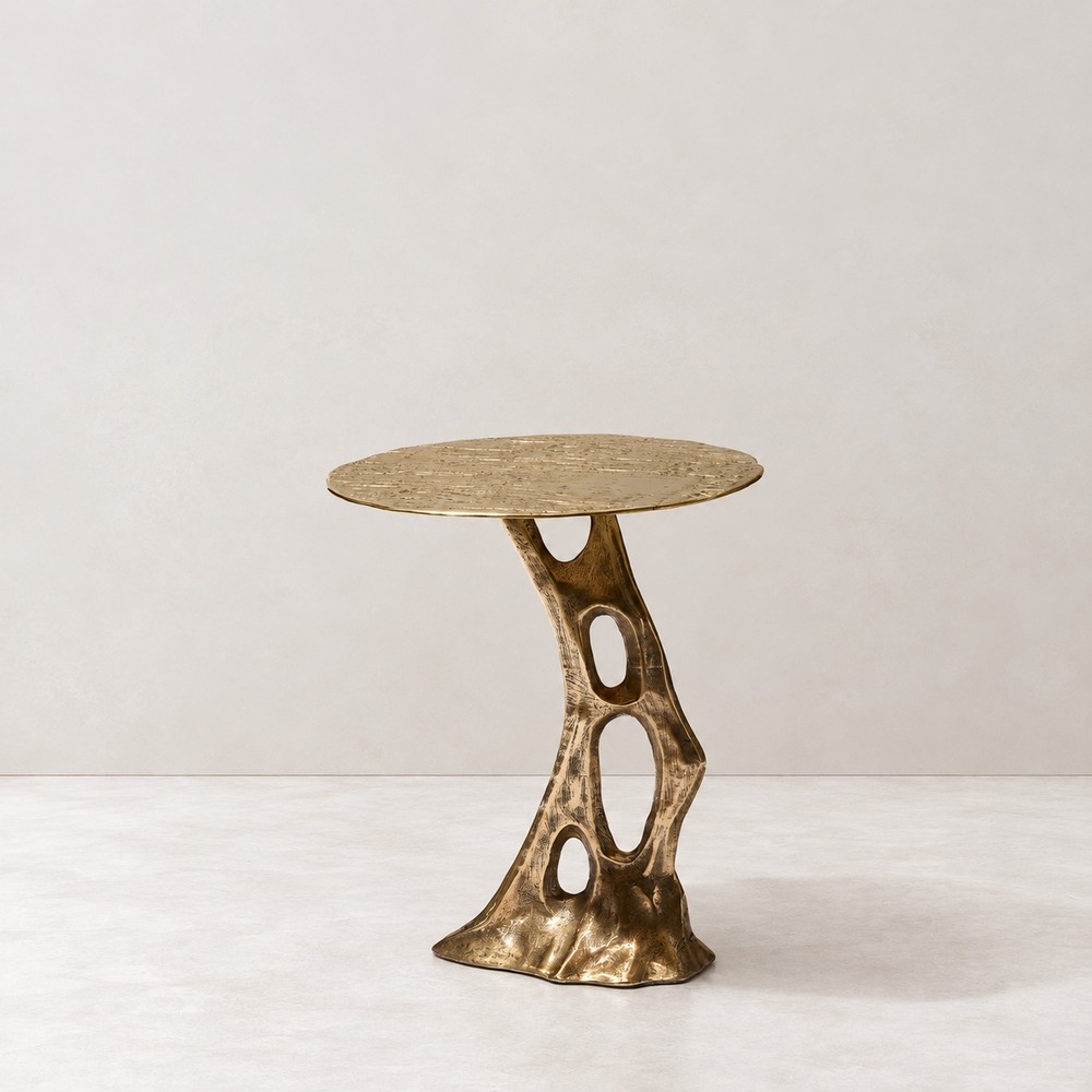 Fossil side table, alternate view 4 - Carlyle Collective