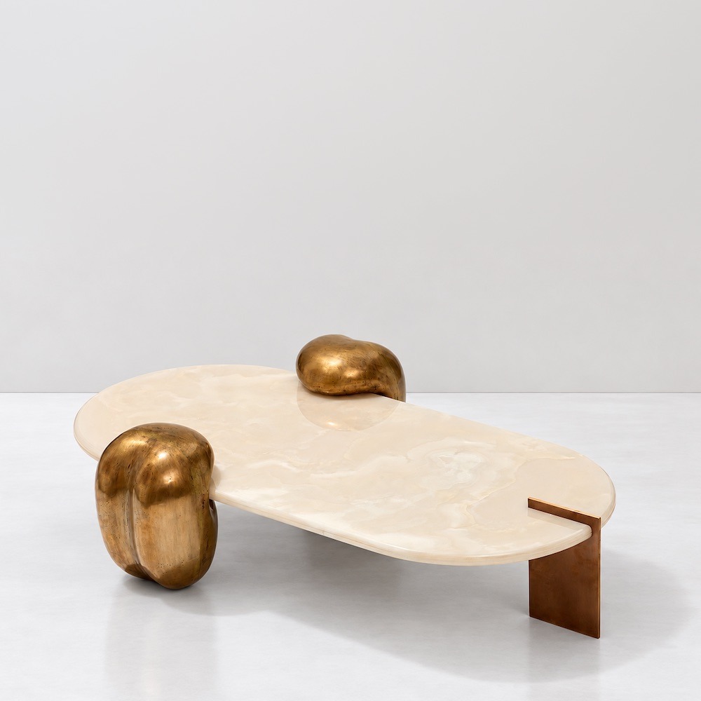 Candy Elliptical coffee table, alternate view 3 - Carlyle Collective